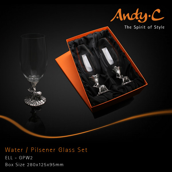 Andy C Elephant Range Water / pilsener glass single